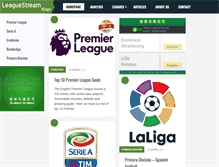 Tablet Screenshot of leaguestream.net